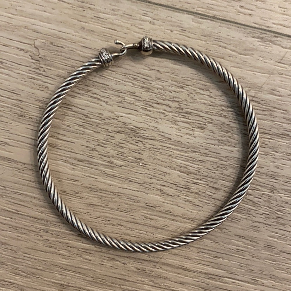 DAVID YURMAN Cable Buckle Bracelet with Diamonds